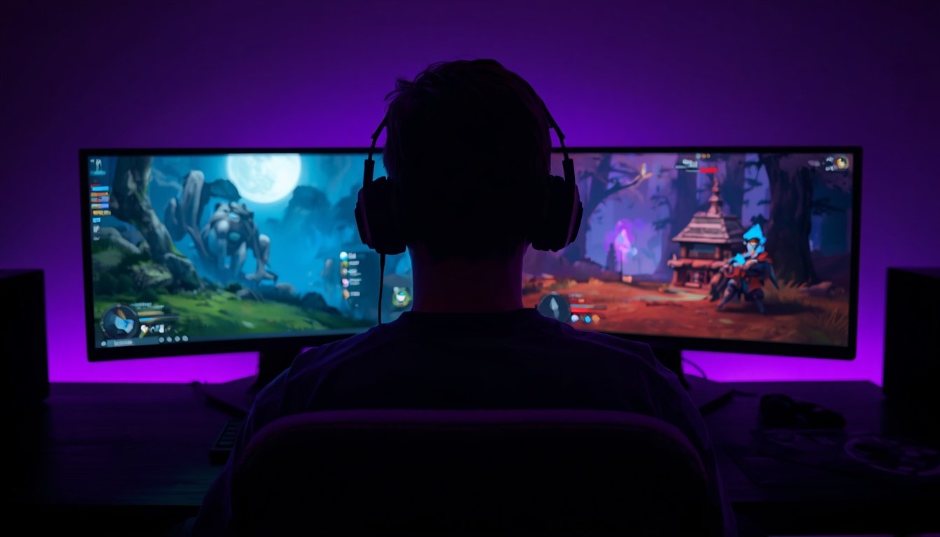 Gamer comparando o mesmo jogo em dois emuladores de Switch