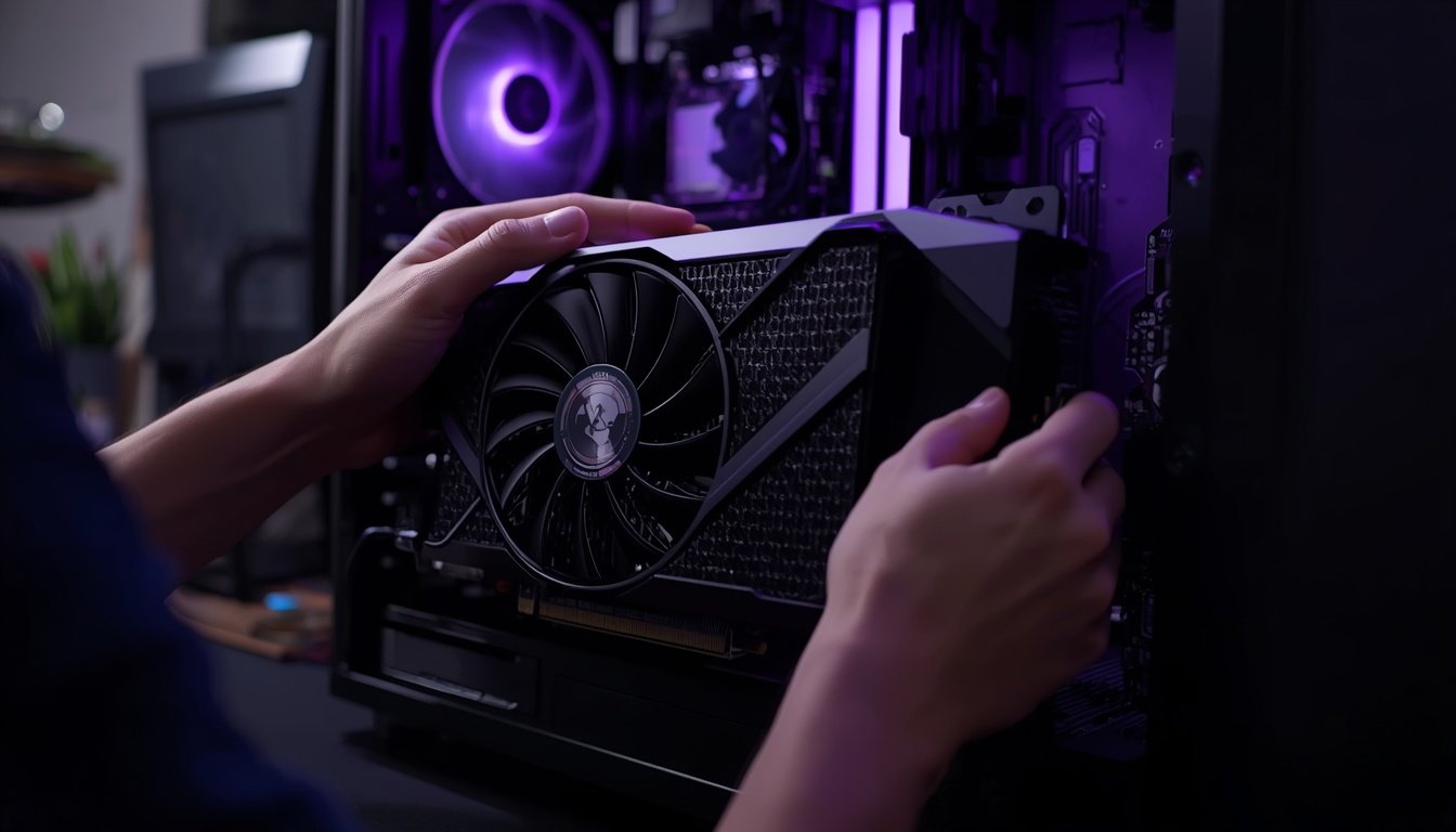 Instalando placa de vídeo nova no slot PCIe do PC